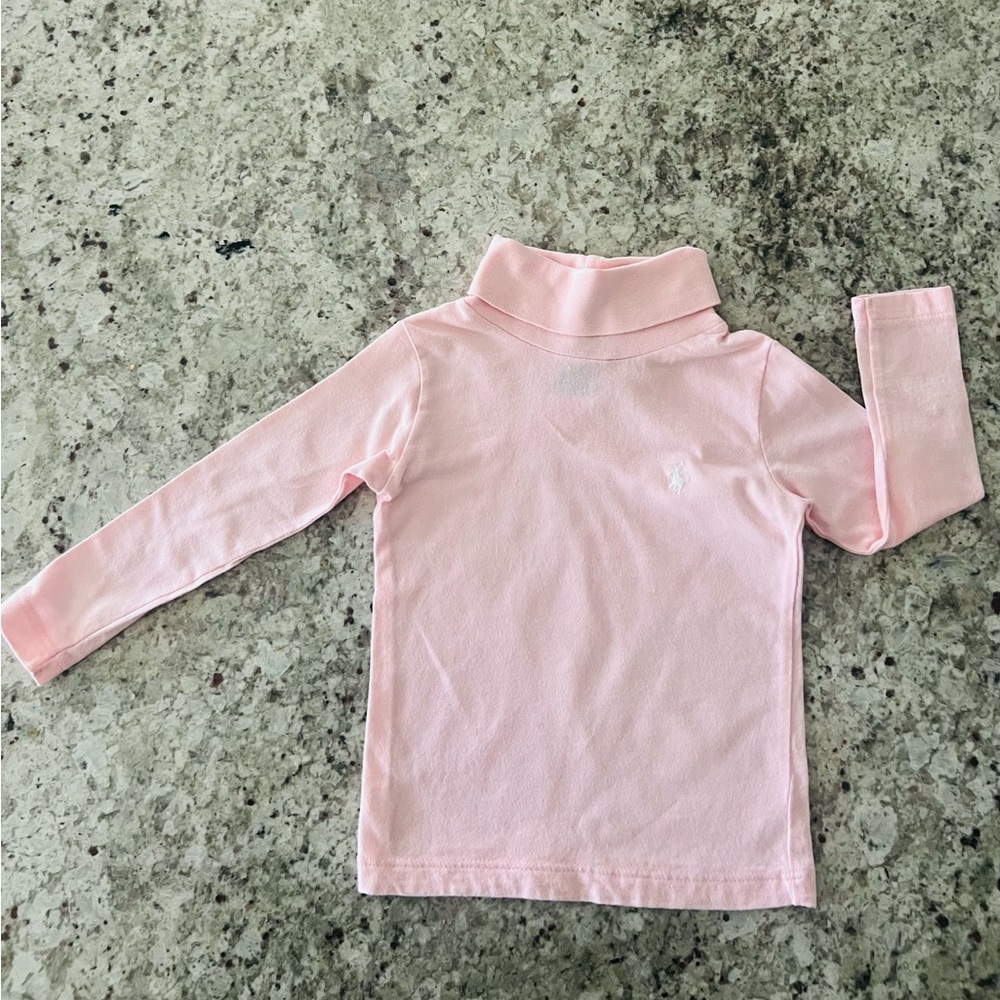 Ralph Lauren Pink Long Sleeve Turtleneck